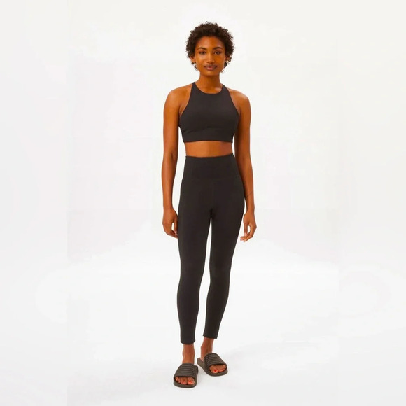 Girlfriend Collective Black Compressive High-Rise Legging 4008. Size SMALL. NWOT - Picture 1 of 9